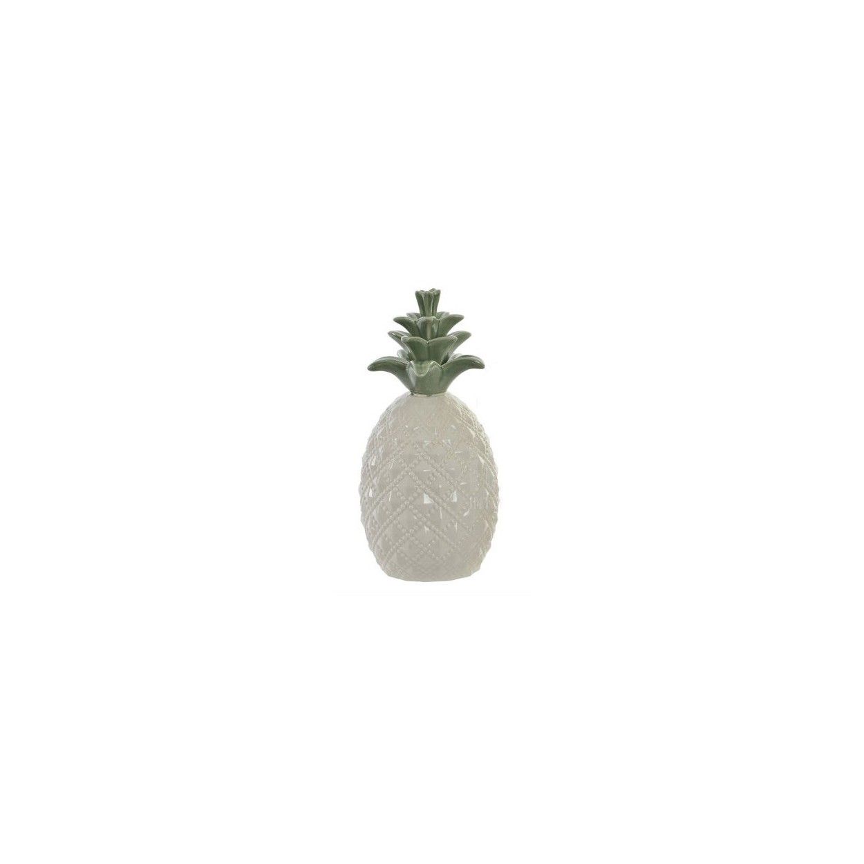 Ananas en Porcelaine Lumineux, de Style Tropical, pour choisir de. Figure D'Origine. 11,5X11,5X23 CM.-Hogarymas-