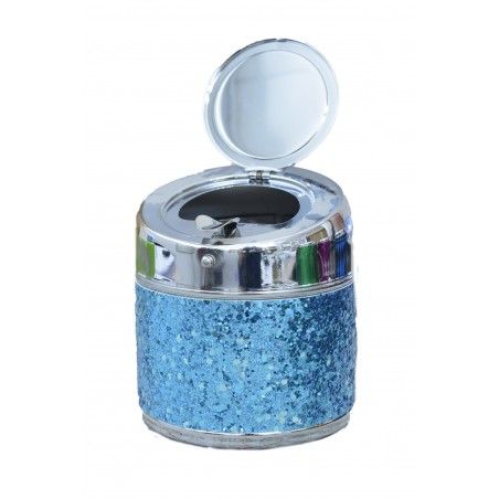 Ashtray with Glitter of Different colors to choose from. Fantasia/Original. Ideal for gift-giving. 10X9 CM -Hogarymas-