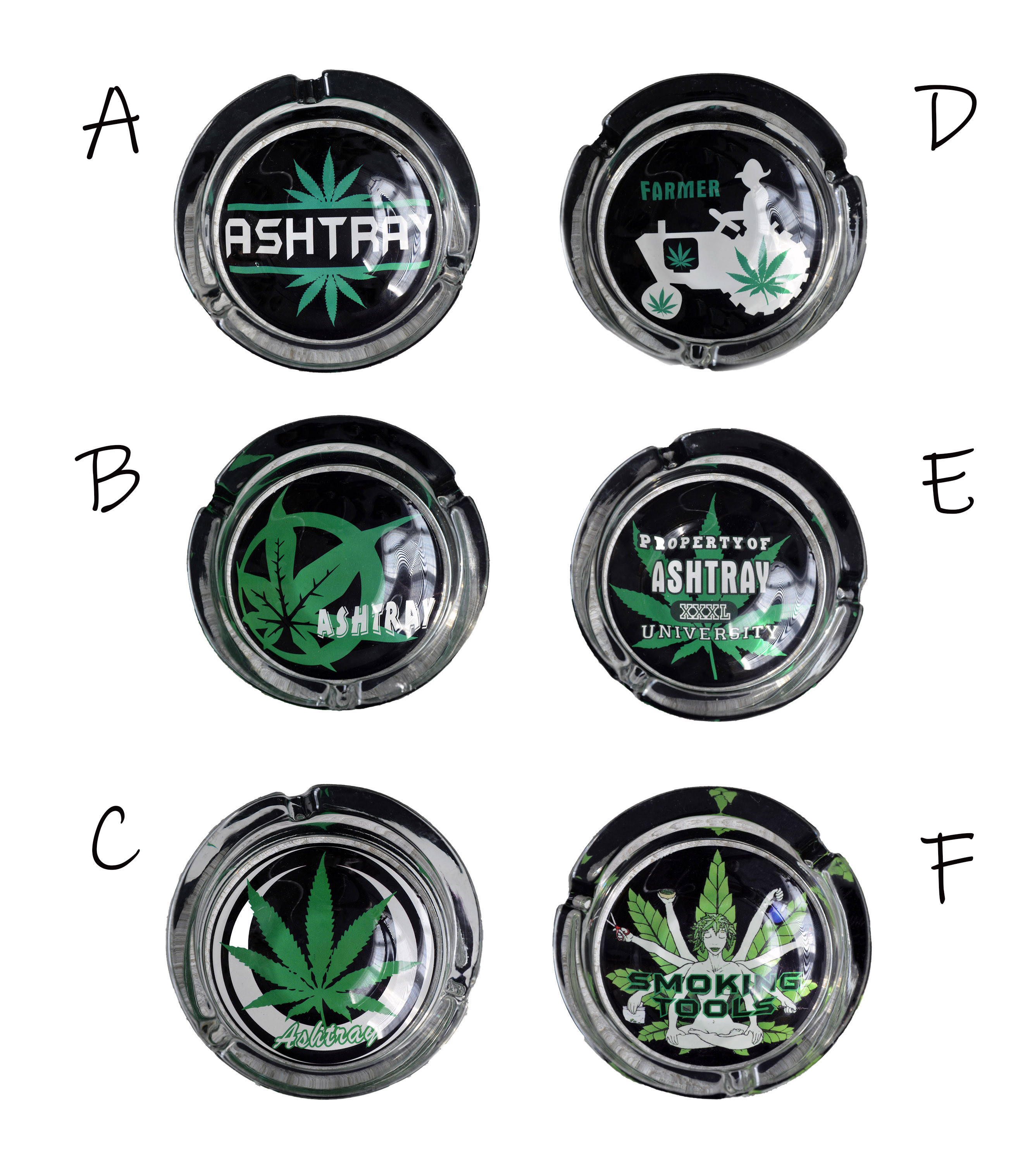 Cendrier de la marijuana, de choisir différents Modèles, super Originale et Unique. 10 CM. -Hogarymas-