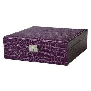 Jeweler Purple (26X9X26.5 CM) SYNTHETIC LEATHER 