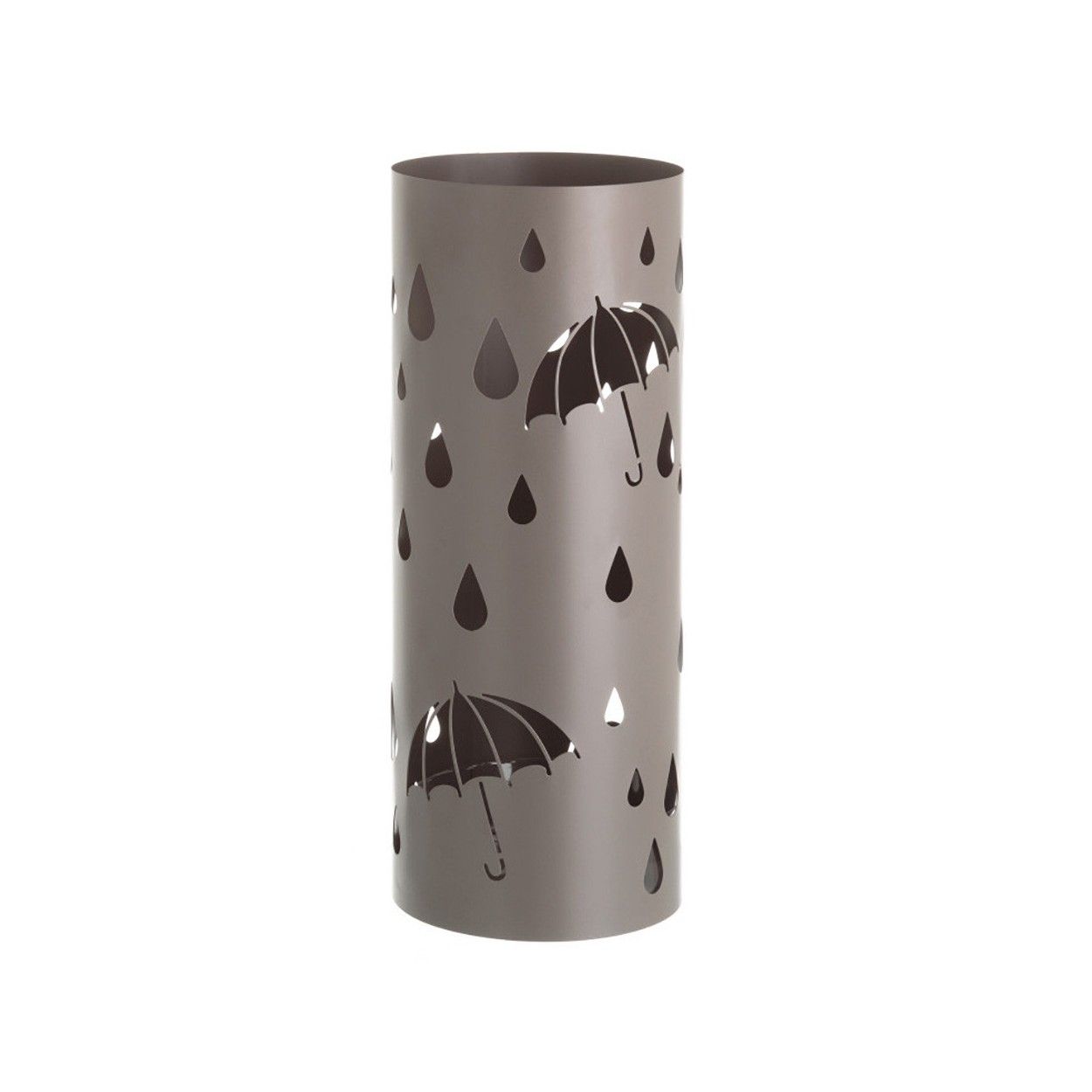 Umbrella stand Metal Round Modern Design in Two Colours, Home and More 
