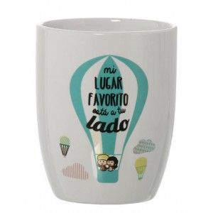 Taza/Mug Desayuno de Céramica , Con frase Original para tu Hermana. ø8,5x10 cm - 385 ml
