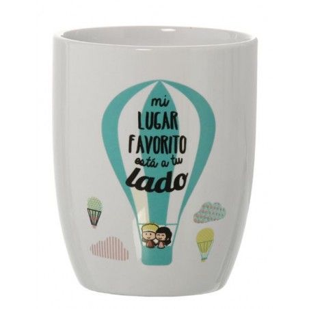 Cup/Mug Breakfast of Céramica , With Original sentence for your Sister. ø8,5x10 cm - 385 ml