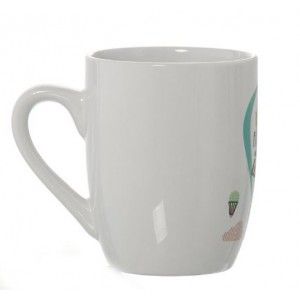 Tasse/Mug le petit-Déjeuner de Céramica , Avec la phrase initiale "Mon endroit préféré". ø8,5x10 cm - 385 ml