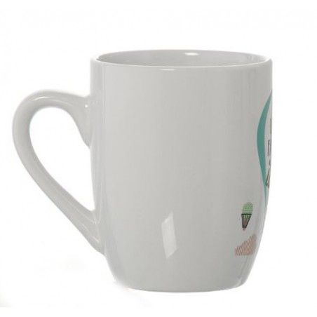 Cup/Mug Breakfast of Céramica , With the Original phrase "My favorite place". ø8,5x10 cm - 385 ml