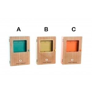 Guardallaves Bois Design Original et Moderne dans des Couleurs différentes, Idéal pour attacher les clés. 18X26X6 CM.-Hogarymas-