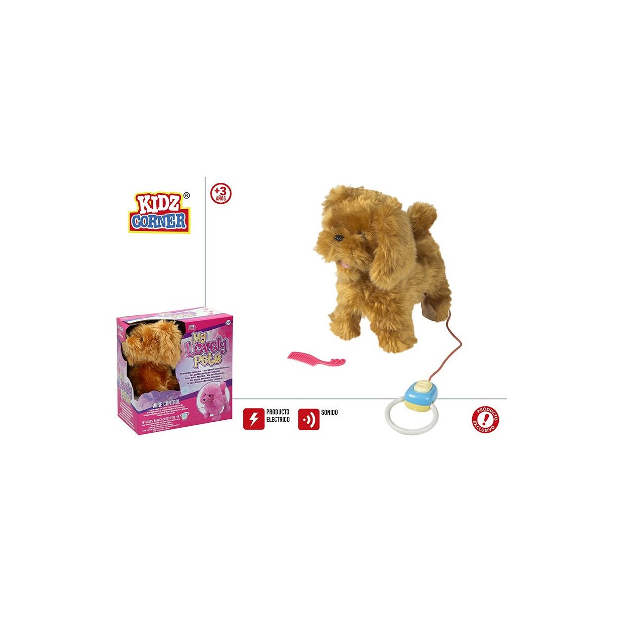 Cucciolo Led di Alimentazione, giocattolo per Bambini con il Suono. Divertimento/Moderno.-Hogarymas-