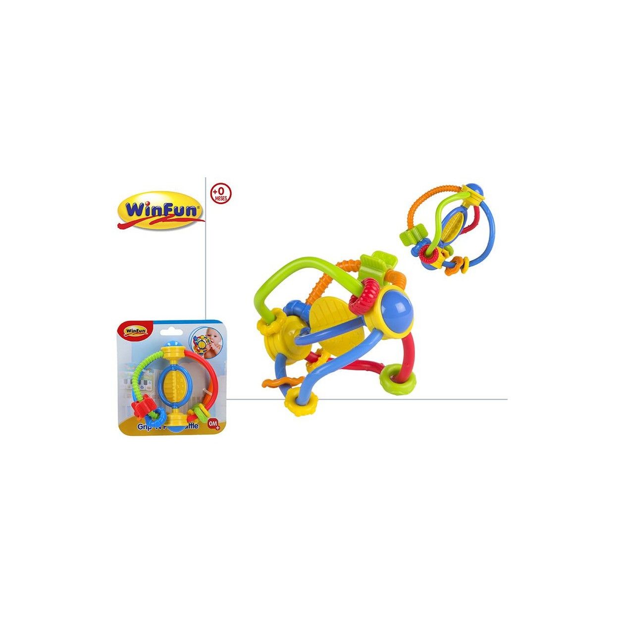 Rattle Multifunction for Babies, very Colorful. Original design/Fun 16x55x175 cm-Hogarymas-