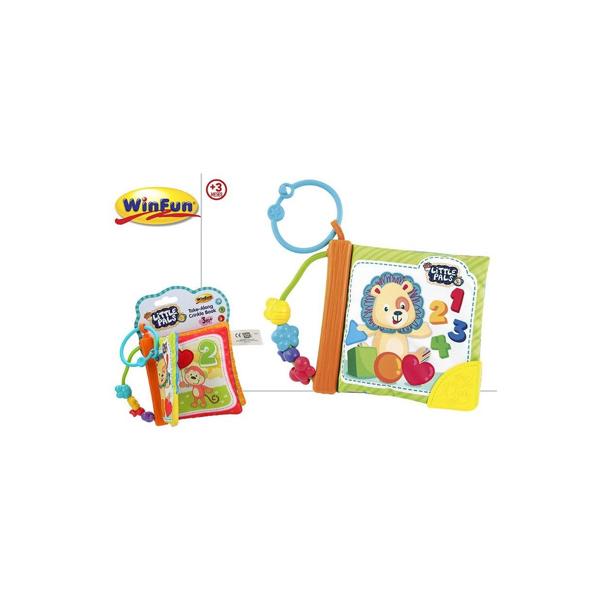 Libro di tessuto Appeso per i Bambini il Divertimento, più giocattolo costruito. Originale/Istruzione.-Hogarymas-