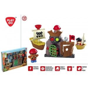 toy Pirate with electric Sound/Melodies and light. Includes 11 Pieces. Original/Modern 500x70x310 cm-Hogarymas-