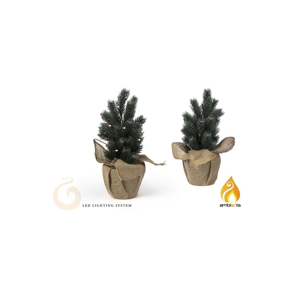 Albero di natale di Luci del LED, Ideale per la collocazione in qualsiasi ambiente. Originale/Natale 125x125x35 mm-Hogarymas-