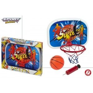 Panier Conseil de Basket-ball avec Anneau Métallique très Original. Comprend la boule et gonfleur 480 x 60 x 350 mm-Hogarymas-
