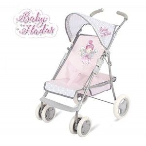 Carrello/Passeggino per Bambole Rosa per Bambini. Il Design delle Fate, con il Bambino di stile (29.5 cm X 13 cm X 55 cm) -