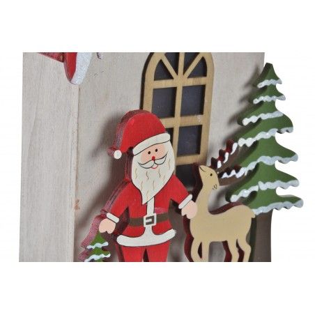 House of Wood-to-Hang with LED Lights, Christmas Decorations. Original design (13,5x8,5x28,5cm) - Home and More