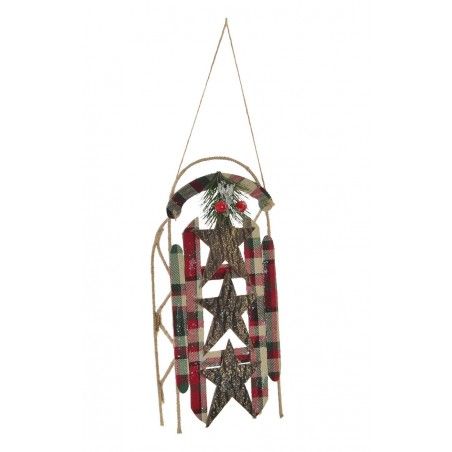Slitta La Decorazione Pendente Di Natale, Di Natale Di Design Originale. Ideale per decorare la vostra casa 12X7X29