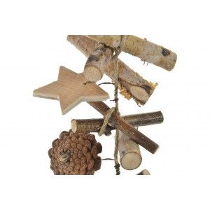 Ghirlanda di Natale, Pigne, registri, Stelle, Decorazioni di Natale. Originale/Natale 6X100 cm-Hogarymas-