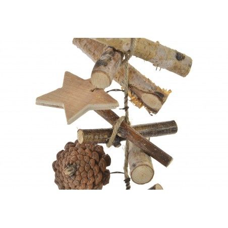 Garland Christmas pine Cones, logs, and Star, Christmas Decoration. Original/Christmas 6X100 cm-Hogarymas-