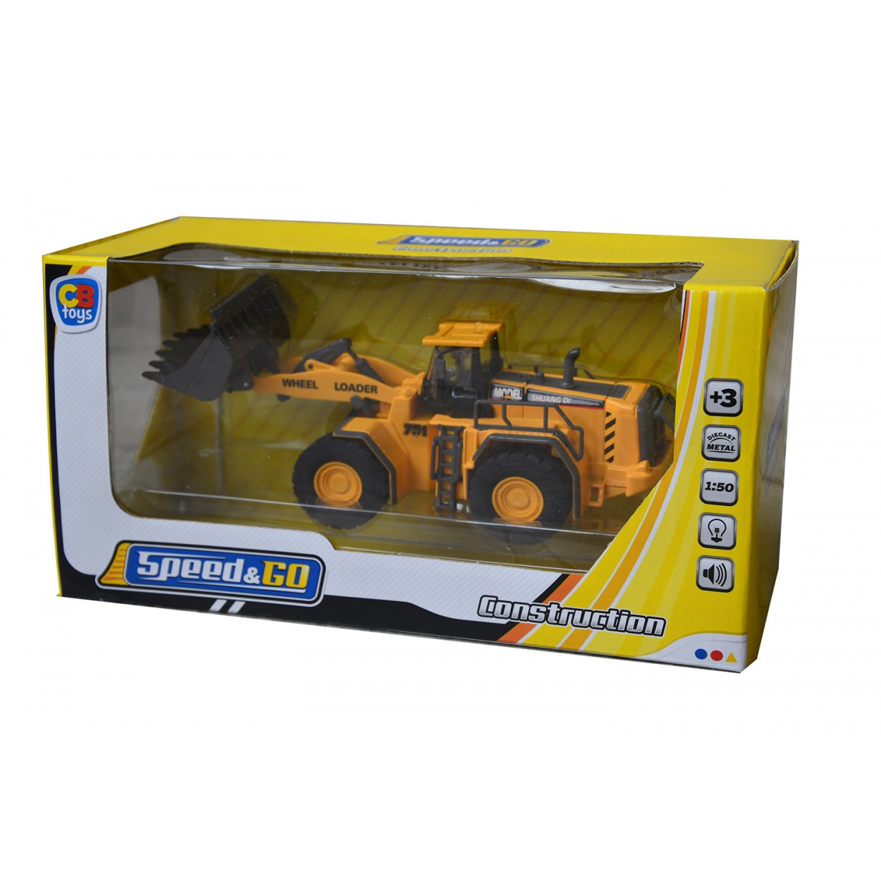 Camion de Travaux de Construction/mise à l'échelle 1:50, fabriqué en Métal. Conception réaliste avec style Industriel - Maison