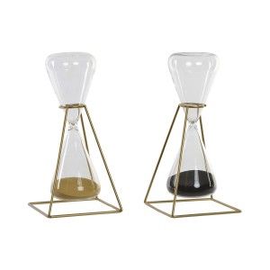 Clessidra in Vetro, con una Staffa in Metallo Oro. Minimalista, design, in stile Moderno - Casa e altro ancora