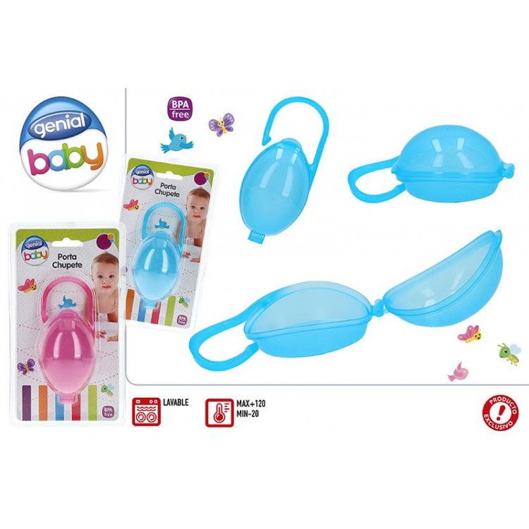 Box Portachupete, for Babies, with Ergonomic design and Modern style (12cm X 20.5 cm X 6.5 cm) - Home and More