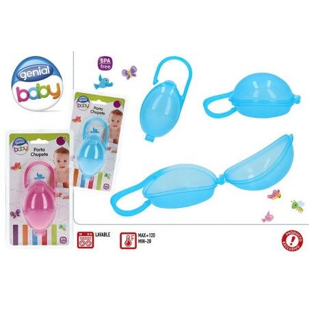 Caja Portachupete, para Bebés, con diseño Ergonómico y estilo Moderno (12cm X 20,5cm X 6,5cm) - Hogar y Más
