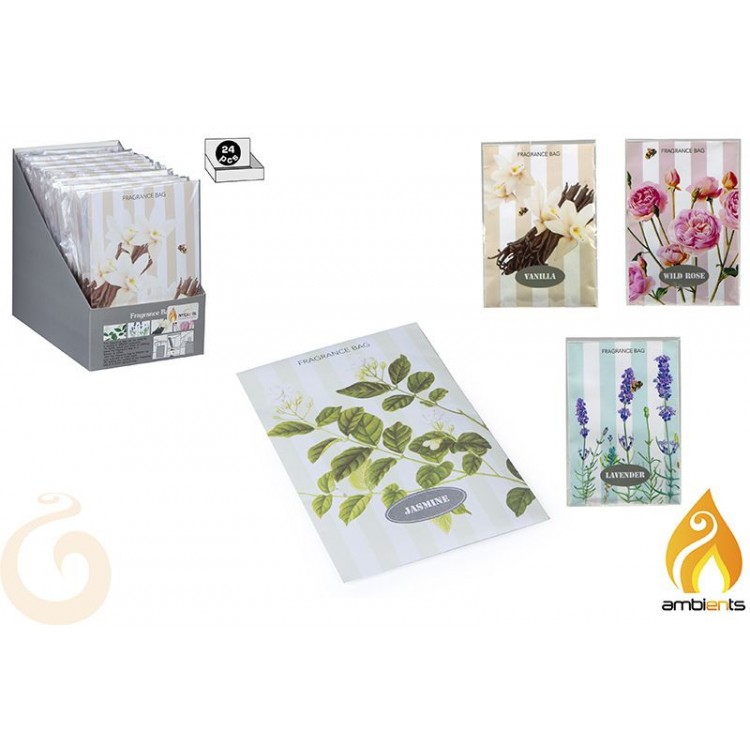 Saquitos Aromáticos para Armarios. Diseño Vintage, con estilo Original (12cm X 17,5cm) - Hogar y Más