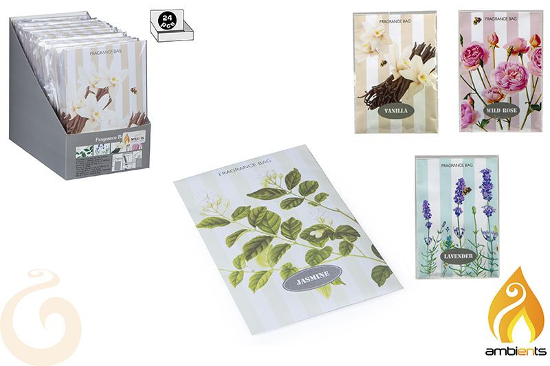 Saquitos Aromáticos para Armarios. Diseño Vintage, con estilo Original (12cm X 17,5cm) - Hogar y Más