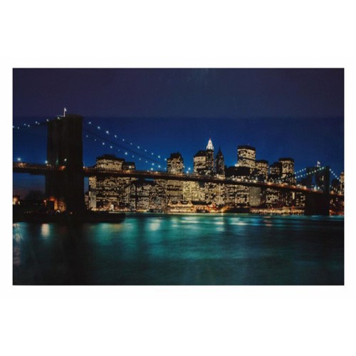 Boîte en bois New York crépuscule 04571