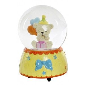 Snowball Music with Bear Design, There are 4 Models to choose from. Made in Glass and Resin 10X10X15 cm