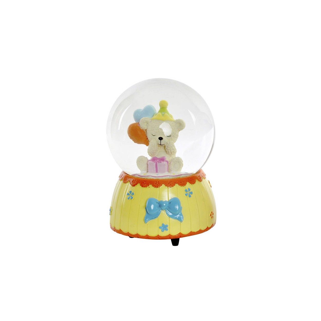 Snowball Music with Bear Design, There are 4 Models to choose from. Made in Glass and Resin 10X10X15 cm