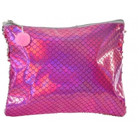 Travel beauty case, complete with Sequin Design of Flames, 2 Models to choose from. Original/Cute 24X18 cm-Hogarymas-