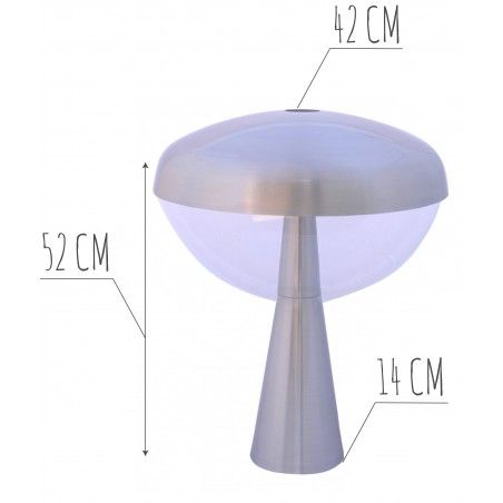 LED Swing Home Line stainless steel table lamp 