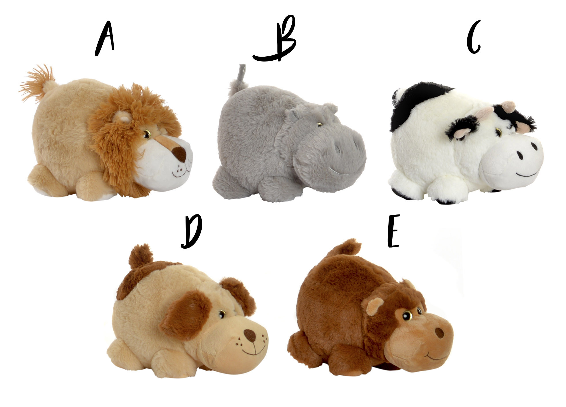 Stuffed Animal for Kids, 5 Models to choose from. Design Child/Cheerful 24X15X15cm.-Hogarymas-
