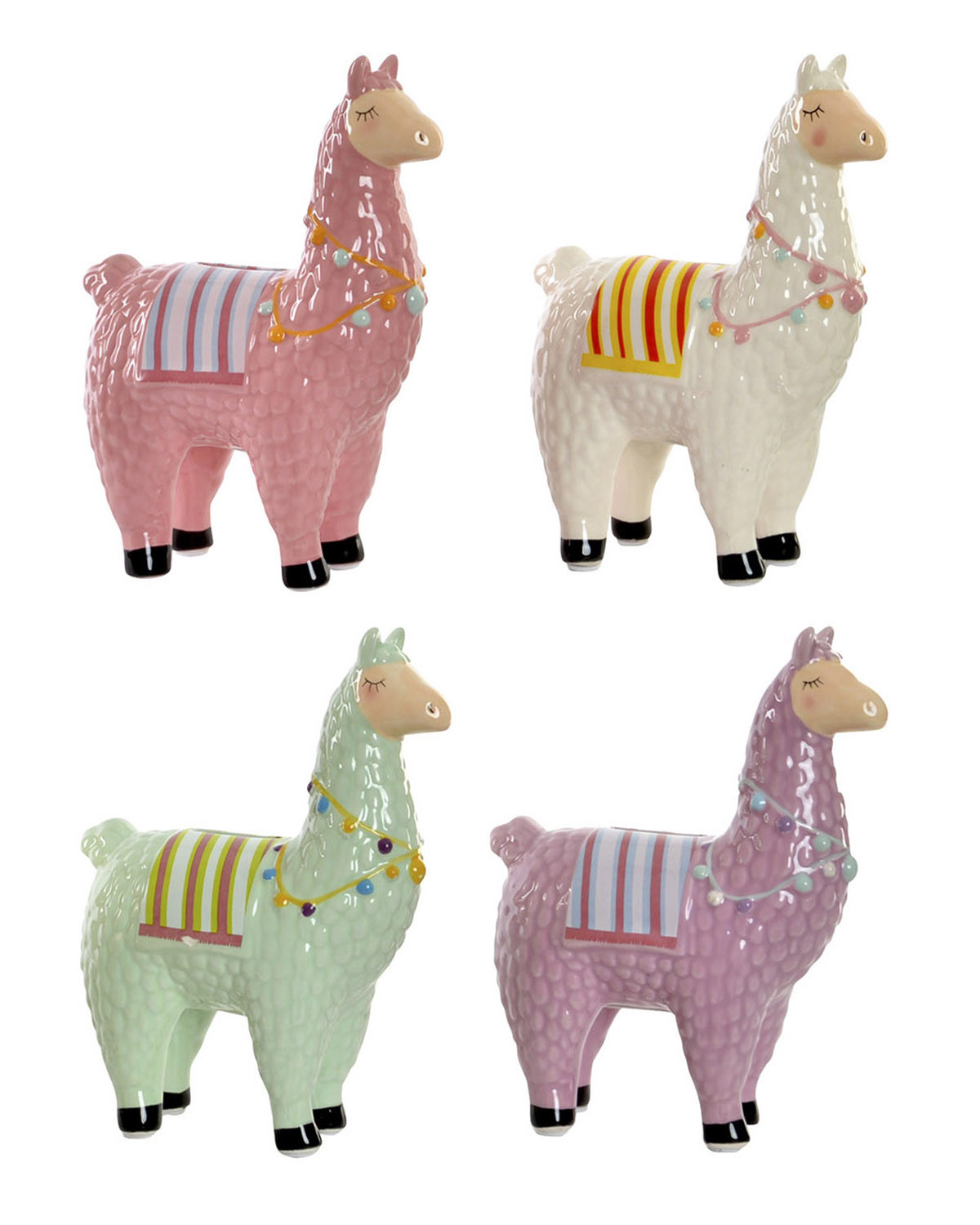Piggy bank Llama/Alpaca, and is made of Dolomite. Original design, with Child style (15cm X 19cm X 7.5 cm) - Home and More