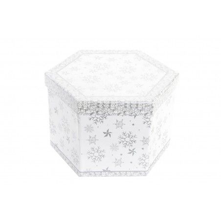 Christmas balls, Silver, Christmas Decorations. Design of Flakes of Snow, with Festive flair. Set of 14 - Home and More