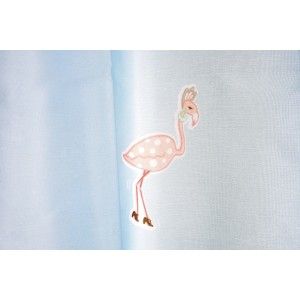 Curtain Bath/Shower Blue, Original Style and Fun. With Flamingos 180X200 cm-Hogarymas-