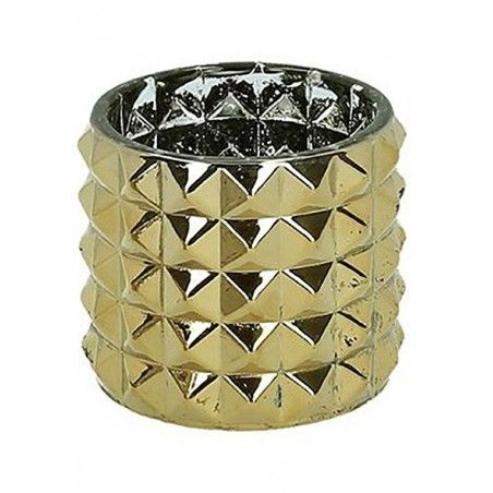Candle holders glass (7cm X 7cm X 6.5 cm) - Home and More