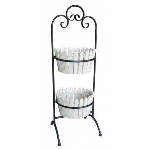 Jardinière Décorative Blanc Vertical en Bois Naturel, Idéal pour l'Extérieur ou l'Intérieur. Décoratif/Original 90x27,5x27 cm