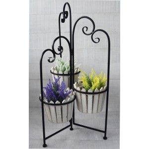 Jardinière Décorative Blanc Vertical en Bois Naturel, Idéal pour l'Extérieur ou l'Intérieur. Vintage/Original 80x45cm