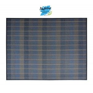 Tappeto in Bamboo Naturale firma Oxford blu,il grigio e il marrone di Casa e di Più