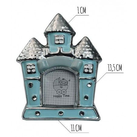 Foto cornice/portafoto Battesimo in Ceramica, Design di Palazzo Originale/Moderno, 2 Modelli tra cui scegliere. 11x13.5x1 cm