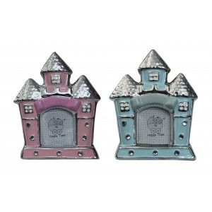 Photo frame/photo Holder Christening of Ceramics, Design of Original Palace/Modern, 2 Models to choose from. 11x13.5x1 cm
