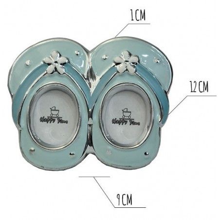 Photo frame - ceramic ,Model Sandals (12x9 wcc 