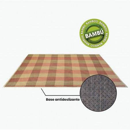 Carpet Natural Bamboo signature Harvard in pink and light brown of Home and More