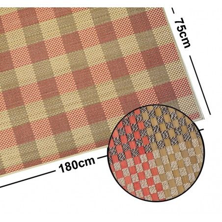 Carpet Pasillera Natural Bamboo signature Harvard in pink and light brown of Home and More