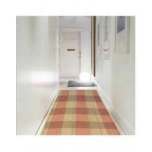 Carpet Pasillera Natural Bamboo signature Harvard in pink and light brown of Home and More