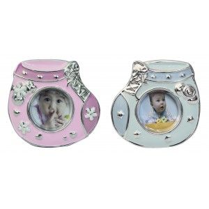 Photo frame, Children's Ceramics (9x3x9 cm) Zapatito 