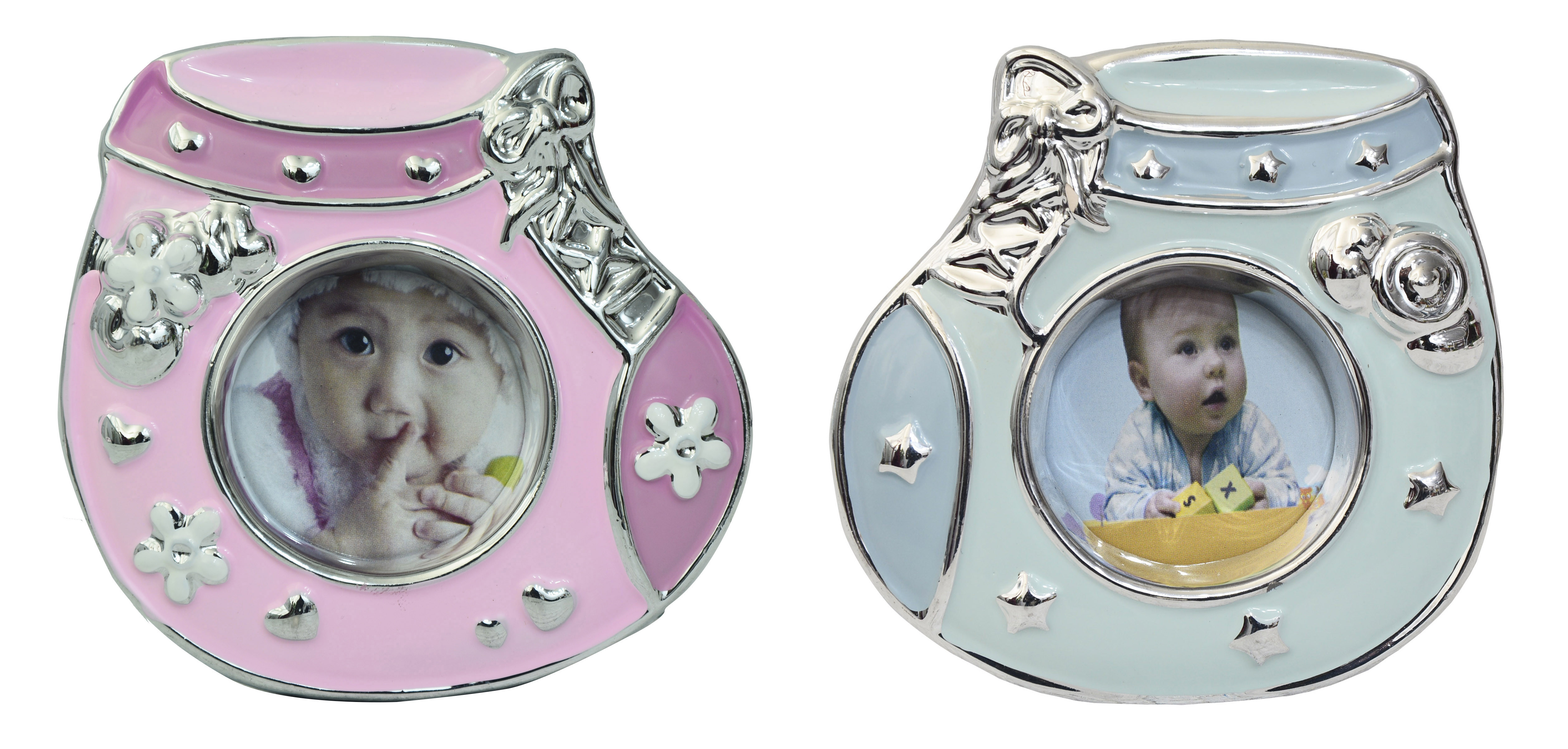 Photo frame, Children's Ceramics (9x3x9 cm) Zapatito 