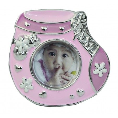 Photo frame, Children's Ceramics (9x3x9 cm) Zapatito 