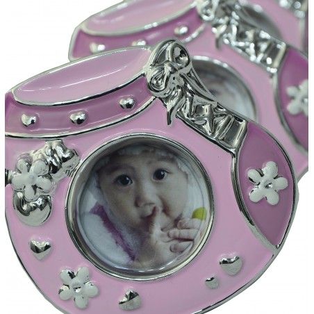 Photo frame, Children's Ceramics (9x3x9 cm) Zapatito 